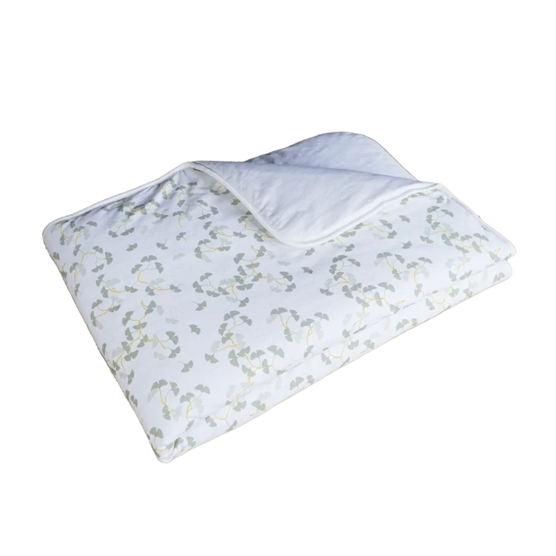 Manta GINKO Verde Algodón Orgánico