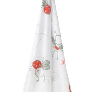 Muselina Algodón ABEJITA ROJA