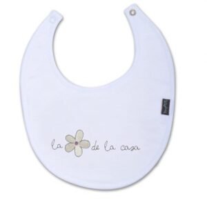 Babero FLOR PLATA